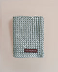 Stone Washed Waffle Towel | Celadon