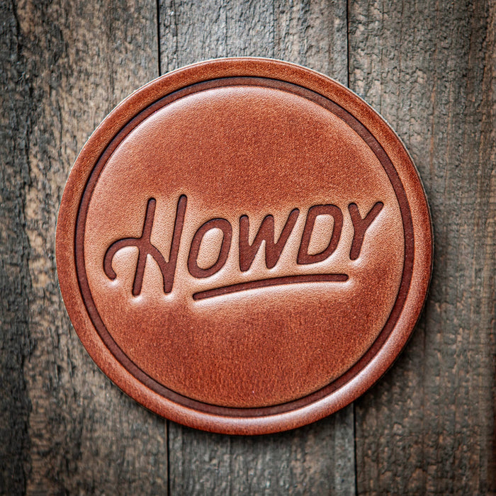 Sugarhouse Leather Coaster (Options Available)