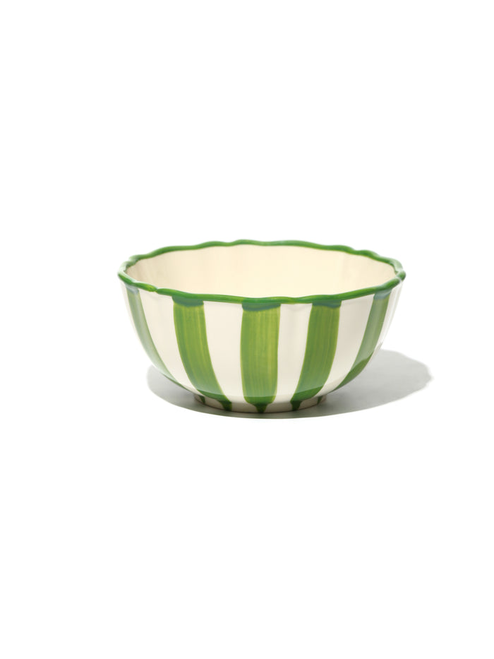 Summer Petal Bowl, Green, 6 Inch
