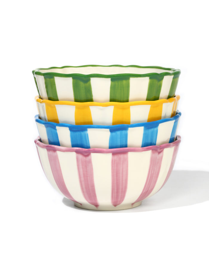 Summer Petal Bowl, Blue, 6 Inch