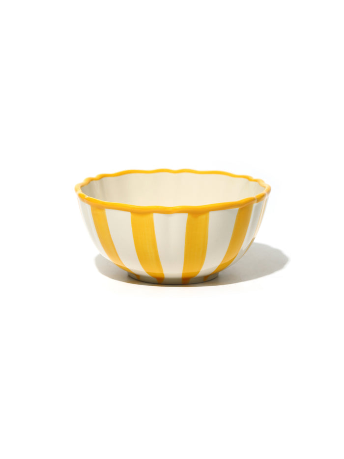 Summer Petal Bowl, Yellow, 6 Inch
