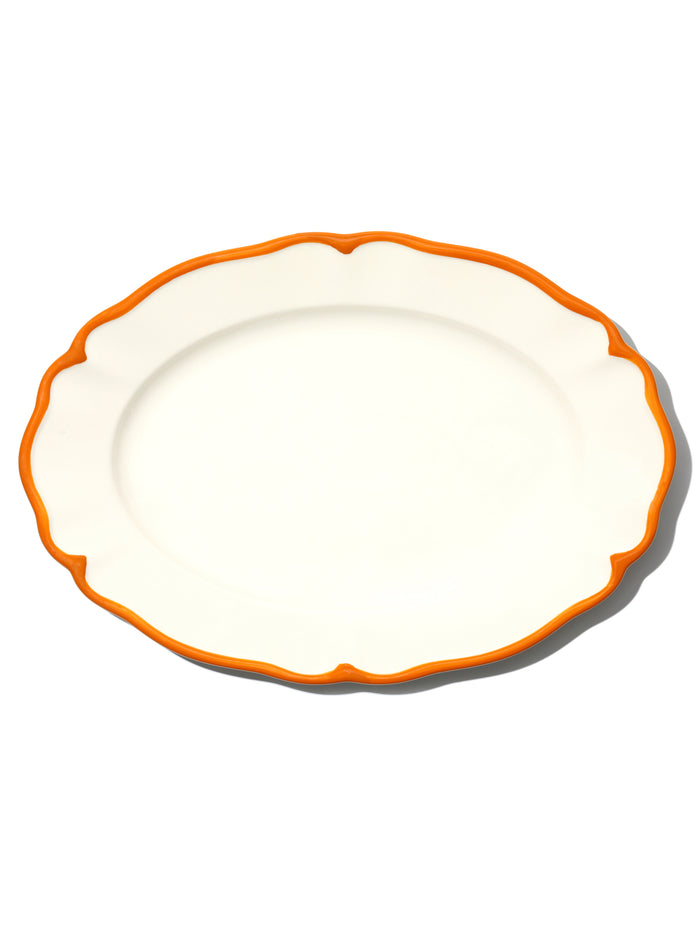 Summer Petal Oval Platter, 16 Inch