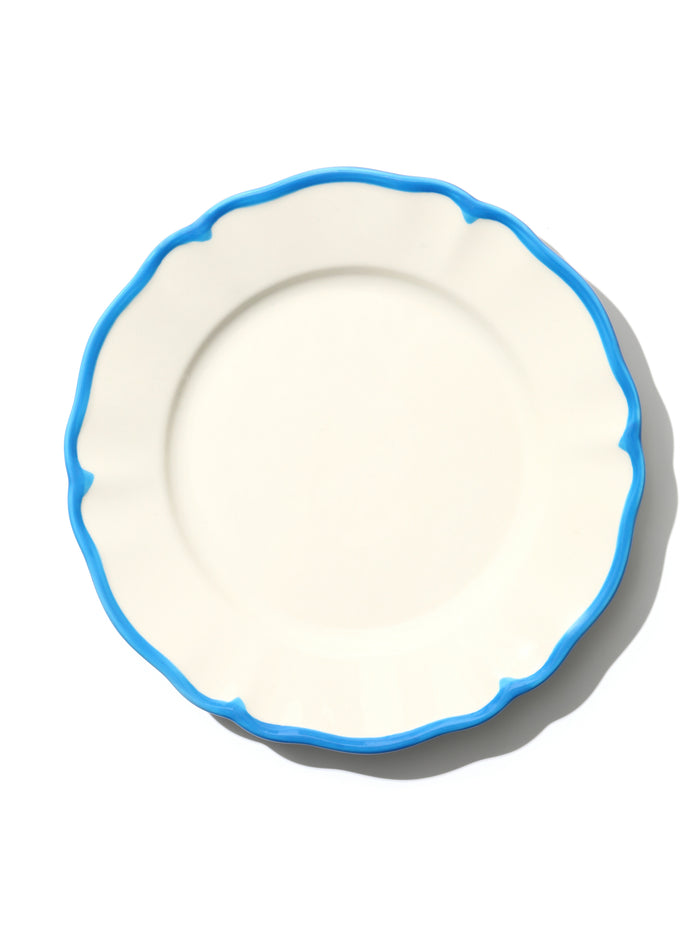 Summer Petal Plate, Blue, 9 Inch