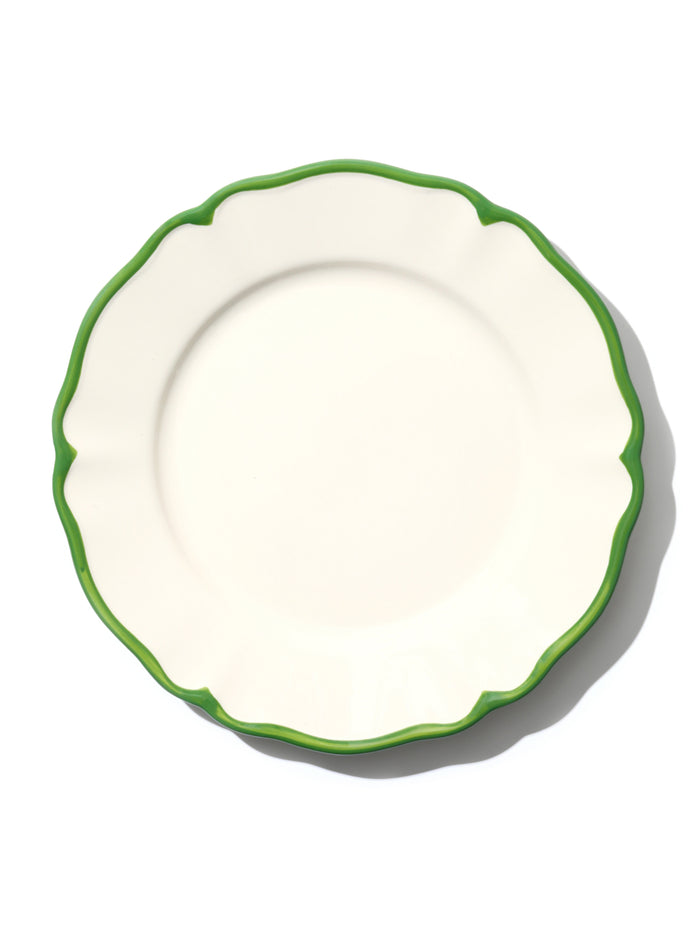Summer Petal Plate, Green, 9 Inch