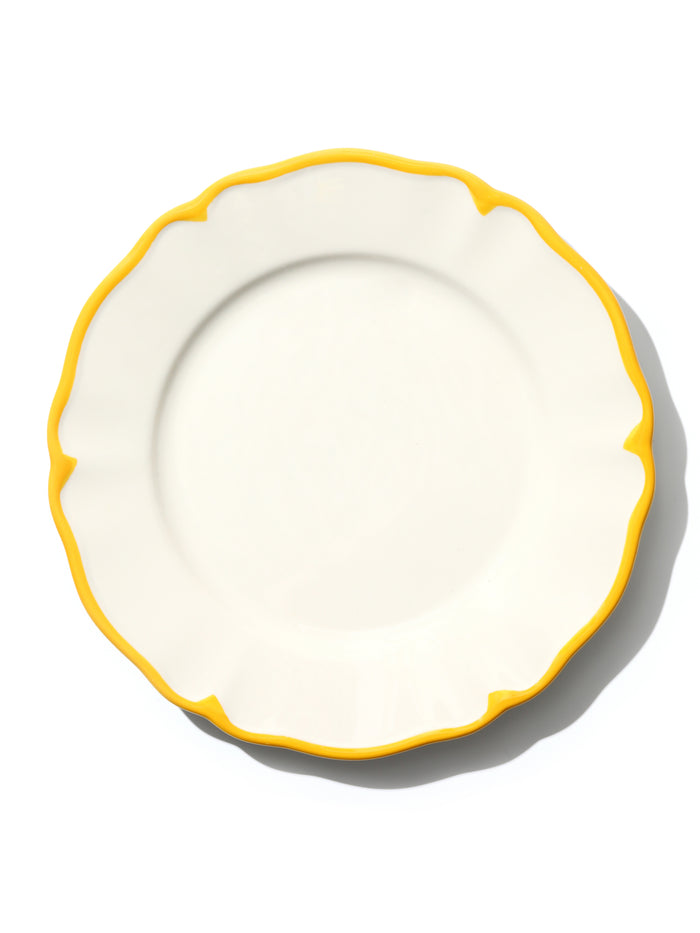 Summer Petal Plate, Yellow, 9 Inch