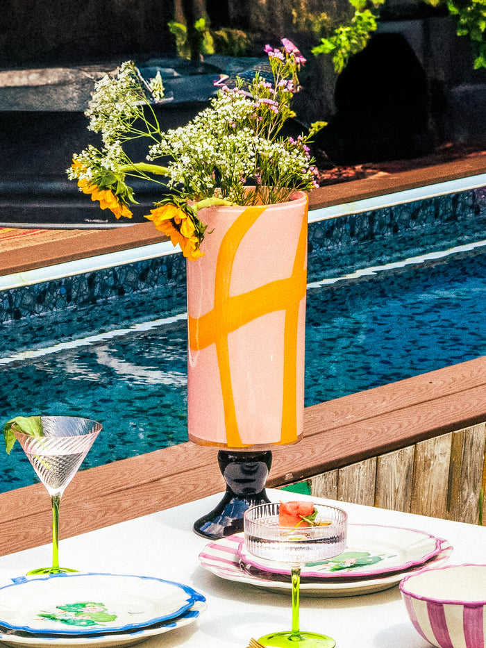 Sunlit Pedestal Vase