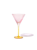Sunset Coupe Cocktail Glasses, Set of 3