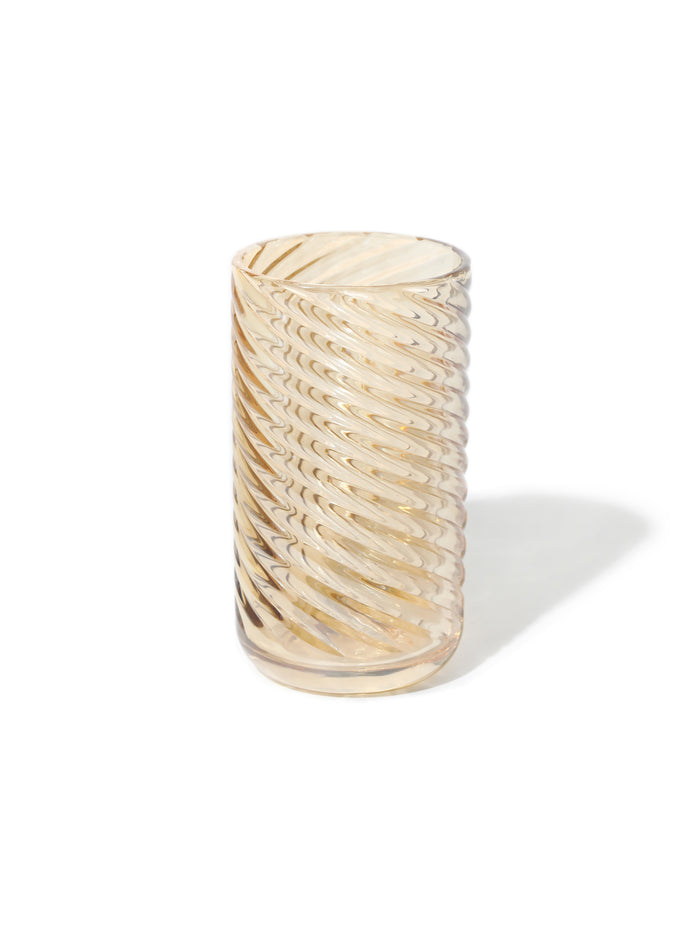 Suntan Drinking Glass, Spiral