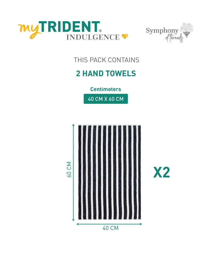 Symphony of Threads 2Pc Hand Towel, Quorra| 625 GSM Cotton