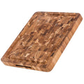 TeakHaus Butcher Block Reversible Carving Board: Medium, THICK