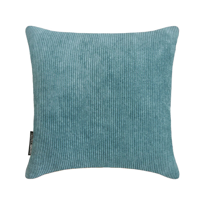 Teal Blue Cords Throw Pillow Cover