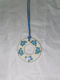 Teal Poppie Necklace/Eyeglass Holder - Pattern Teal Poppie