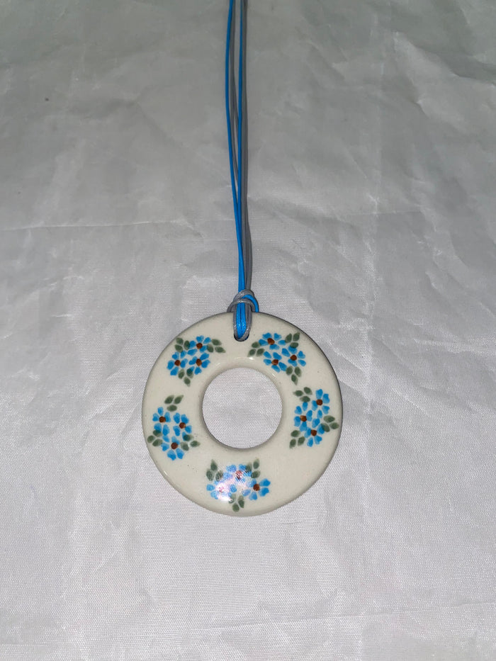 Teal Poppie Necklace/Eyeglass Holder - Pattern Teal Poppie