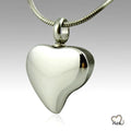 Tear Drop Heart Stainless Steel Cremation Keepsake Pendant, Cremation Pendant - ExquisiteUrns