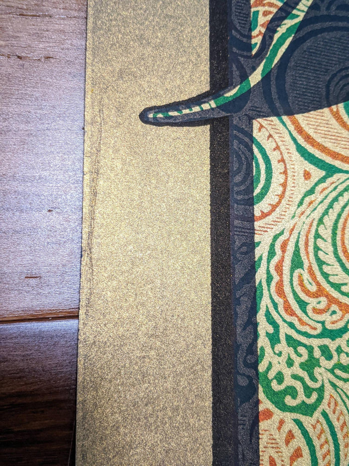 The Zombies Amsterdam 2013 gold variant by Chuck Sperry, 23" x 32" Screen Print