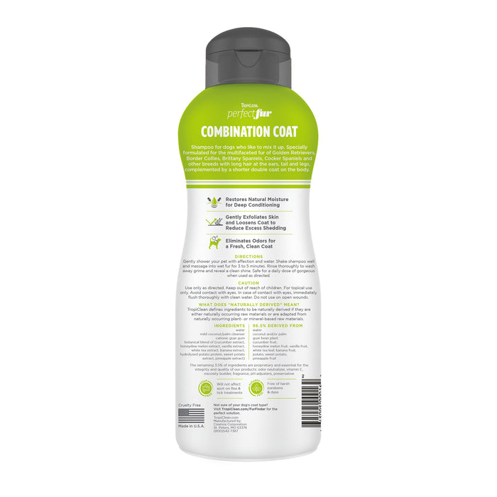 TropiClean Combination Coat Shampoo For Dogs