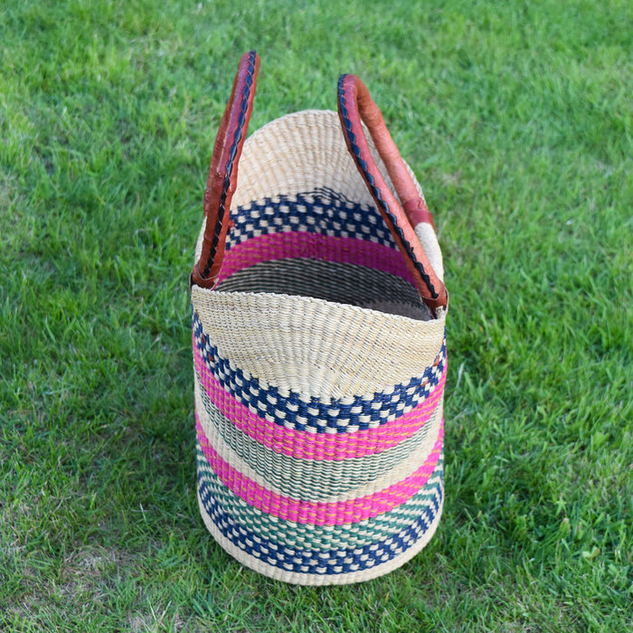 U Shopper Basket Bolga Basket Rufina Designs US016