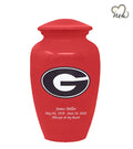 University of Georgia Bulldogs College Cremation Urn - Red - ExquisiteUrns