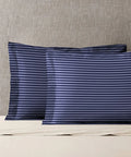 Urban Comfort Pillow Covers Set, Modern Indigo| 144 TC Cotton