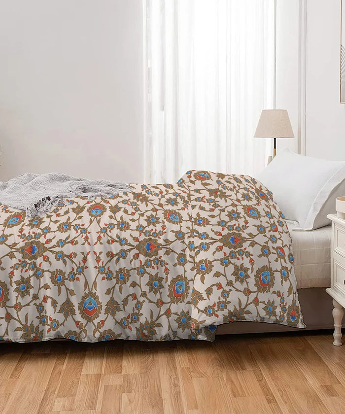 Urban Comfort Single AC Comforter, Classic Amber|120 GSM Polyester