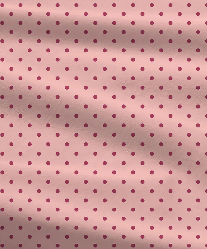 Urban Comfort Single Bedsheet Set, Party Mood Pink |144 TC Cotton| 1 Pillow Covers