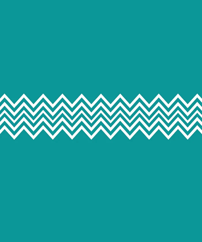 Urban Comfort Single Bedsheet Set, Trippy Triangles Blue |144 TC Cotton| 1 Pillow Covers