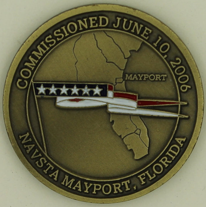 USS Farragut DDG-99 Commissioned 10 Jun 2006 Navy Challenge Coin
