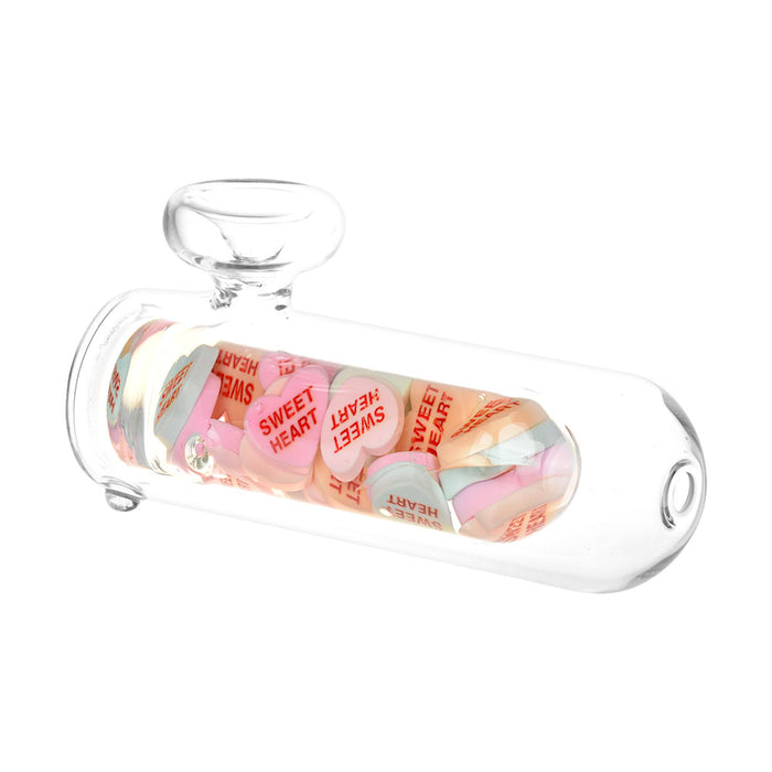 Valentine Hearts Glass Steamroller