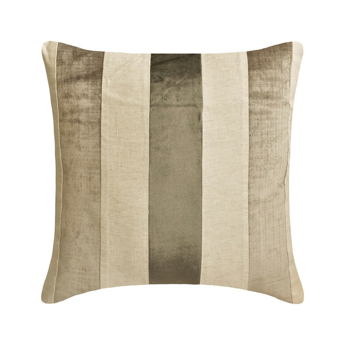 Velvet Band Aubergine - Aubergine Velvet Throw Pillow Cover
