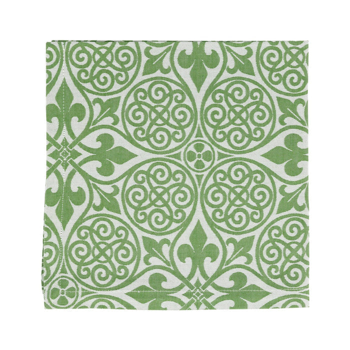 Vietri - Table Runner - Cloth - Damask Green - Findlay Rowe Designs