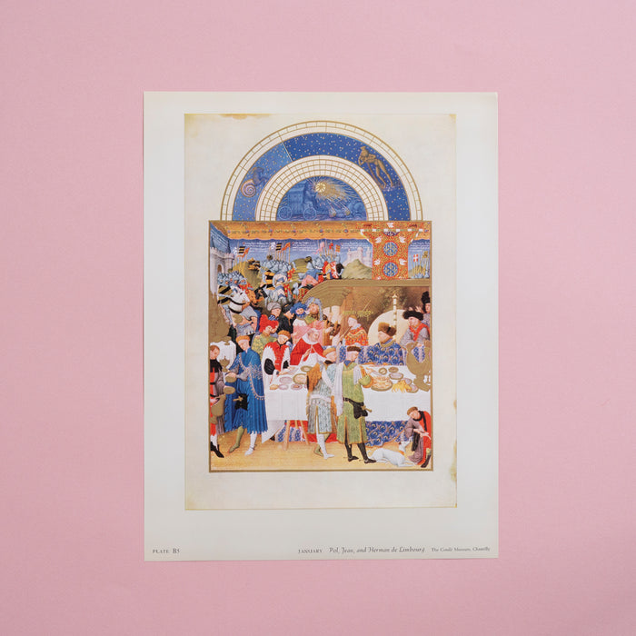 Vintage 1959 “January" Art Print