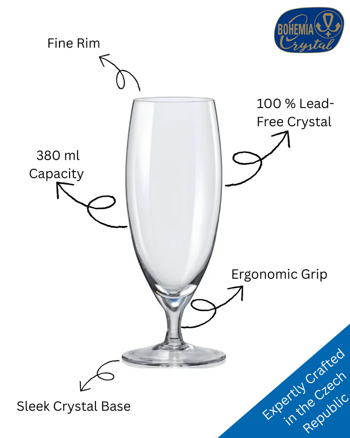 Vista Beer Glass - Set Of 6