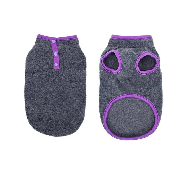 Warm Dog Clothes Fleece Vest for Small Dogs Spring Autumn Winter Puppy Shih Tzu Chihuahua Frenchie Pug Coats