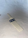 White Heart Cake Server - Pattern White Heart