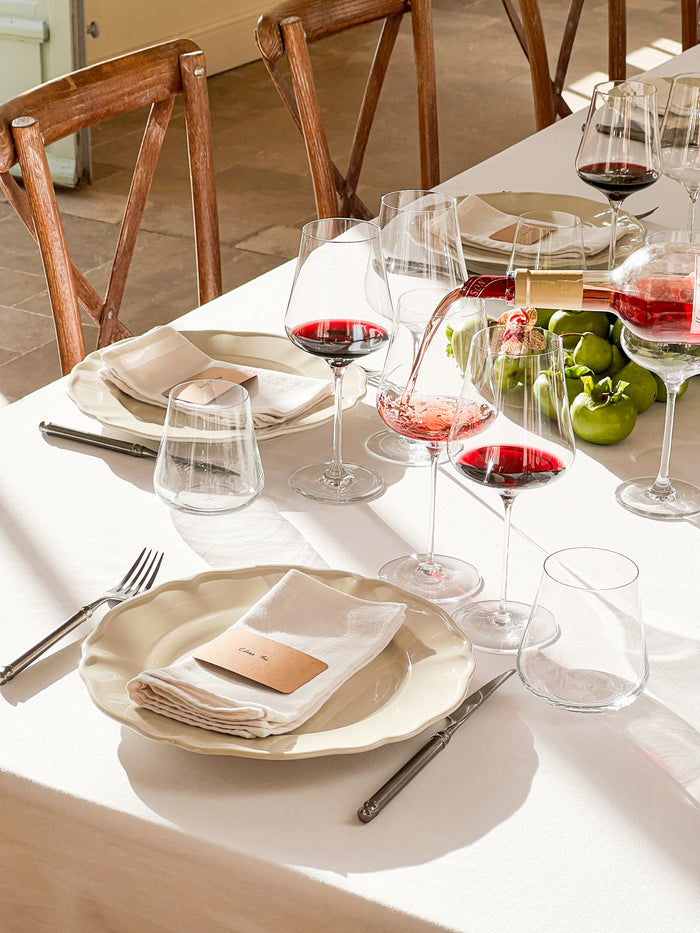 White Petal Dinnerware Set of 12