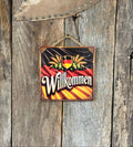 Willkommen German Sign, Oktoberfest: 6x6