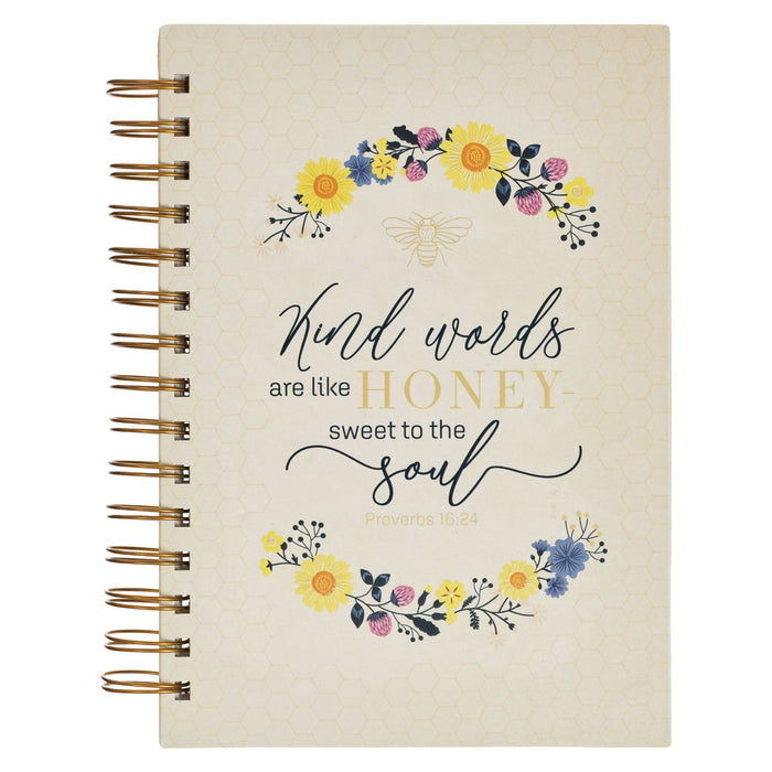 Wirebound Journal Kind Words Are Like Honey