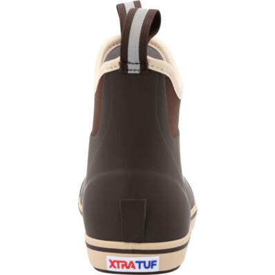 XtraTuf Men's 6 in Ankle Deck Boot Chocolate Tan