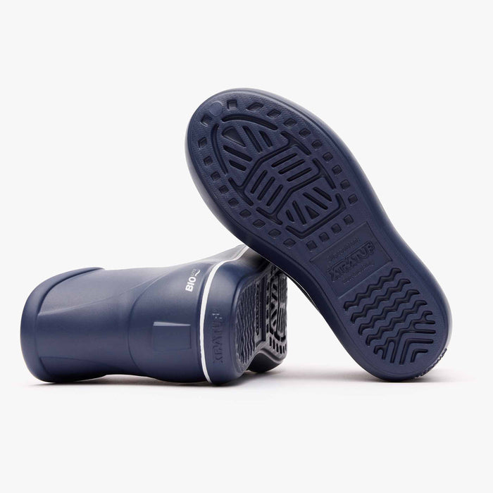 XtraTuf Tufs Big Kids Ankle Deck Boot Navy