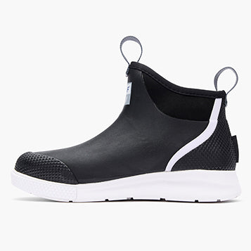 XtraTuf Women's 6 In Ankle Deck Boot Sport Black